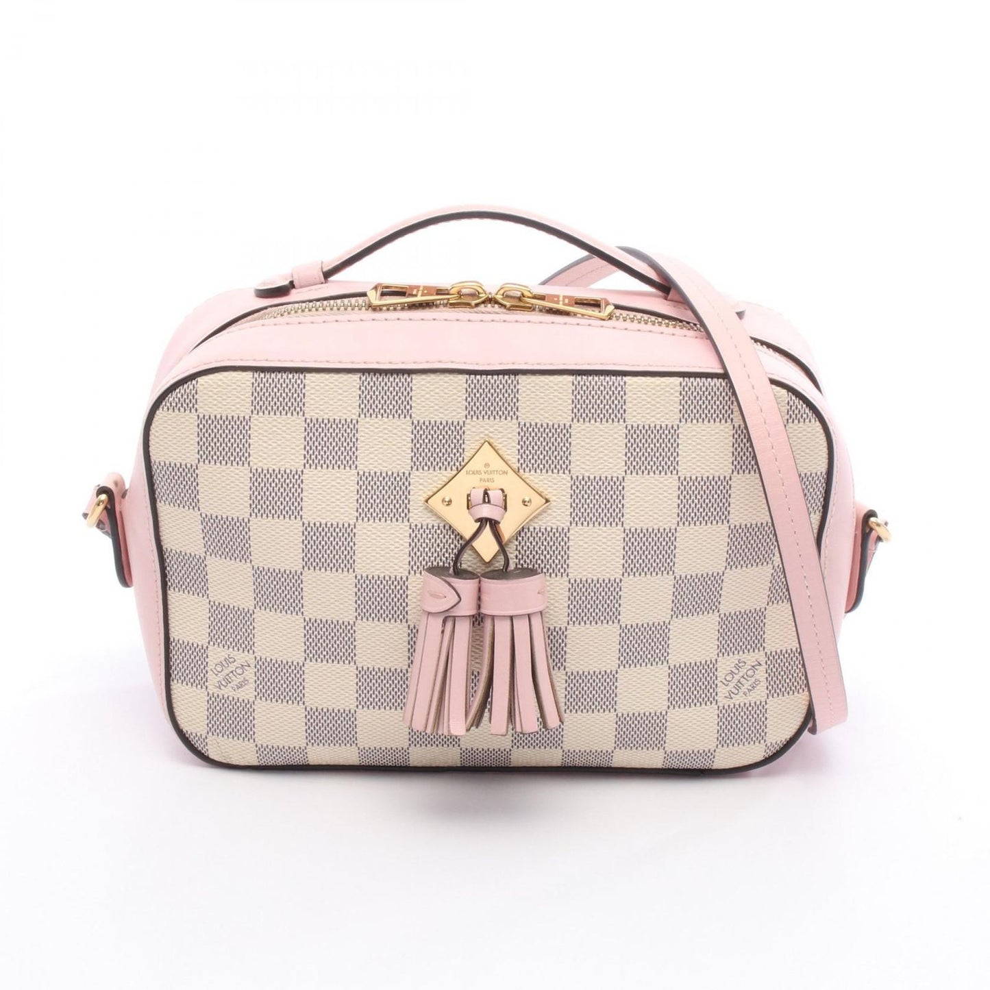 Louis Vuitton Shoulder Bag Saintonge Odros Canvas Leather