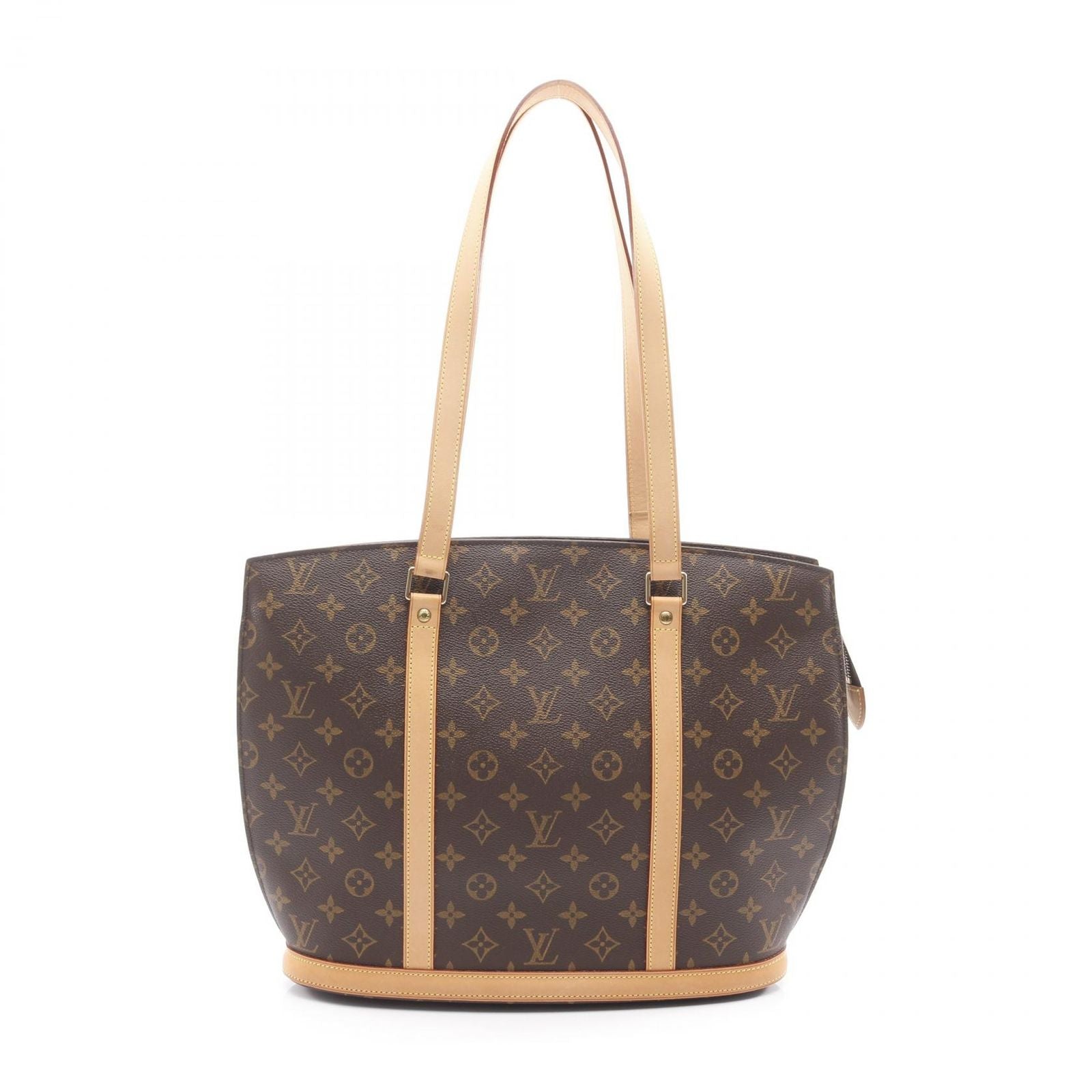 Louis Vuitton Shoulder Bag Babylon Canvas Leather