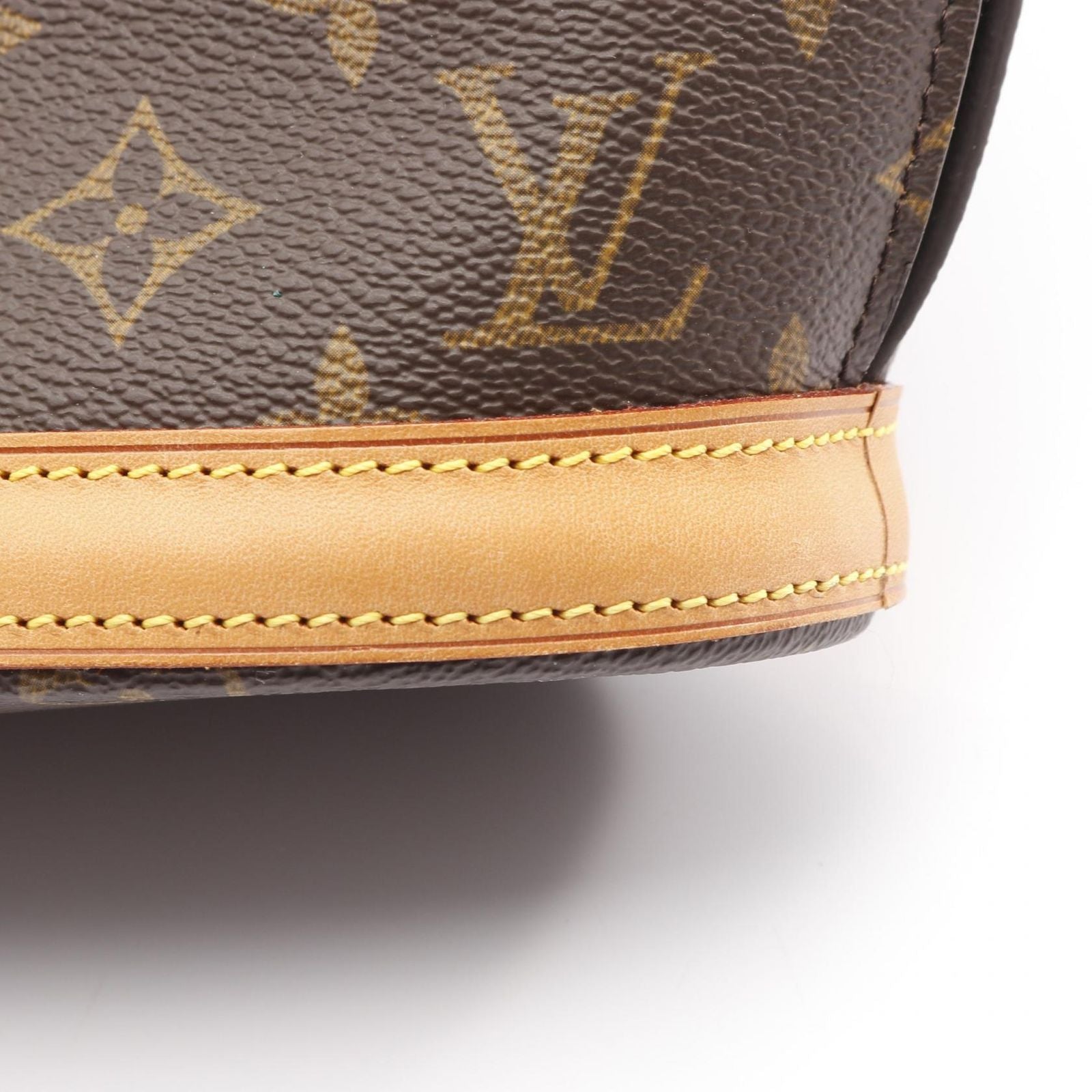 Louis Vuitton Shoulder Bag Babylon Canvas Leather — view 6