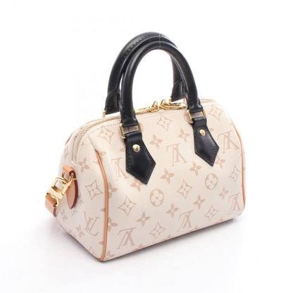 Louis Vuitton Handbag Speedy Bandouliere 20 Dune Canvas Leather — view 2