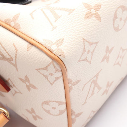 Louis Vuitton Handbag Speedy Bandouliere 20 Dune Canvas Leather — view 7
