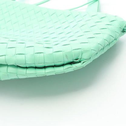 Bottega Veneta the Bulb Small Intrecciato Mint Green Leather Shoulder Bag — view 6