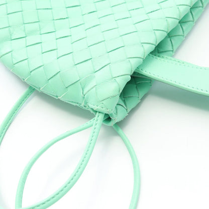 Bottega Veneta the Bulb Small Intrecciato Mint Green Leather Shoulder Bag — view 5
