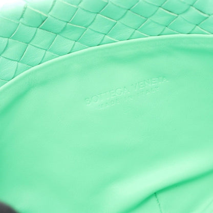 Bottega Veneta the Bulb Small Intrecciato Mint Green Leather Shoulder Bag — view 4