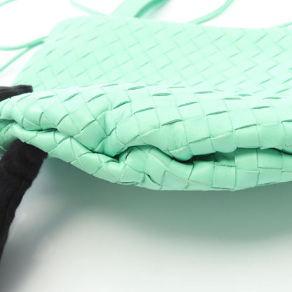 Bottega Veneta the Bulb Small Intrecciato Mint Green Leather Shoulder Bag — view 7