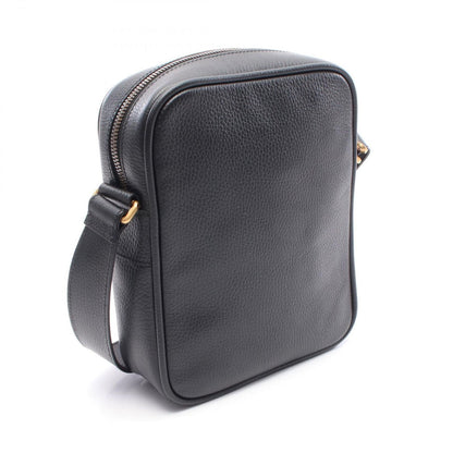 Gucci Shoulder Bag Print Black Leather — view 2