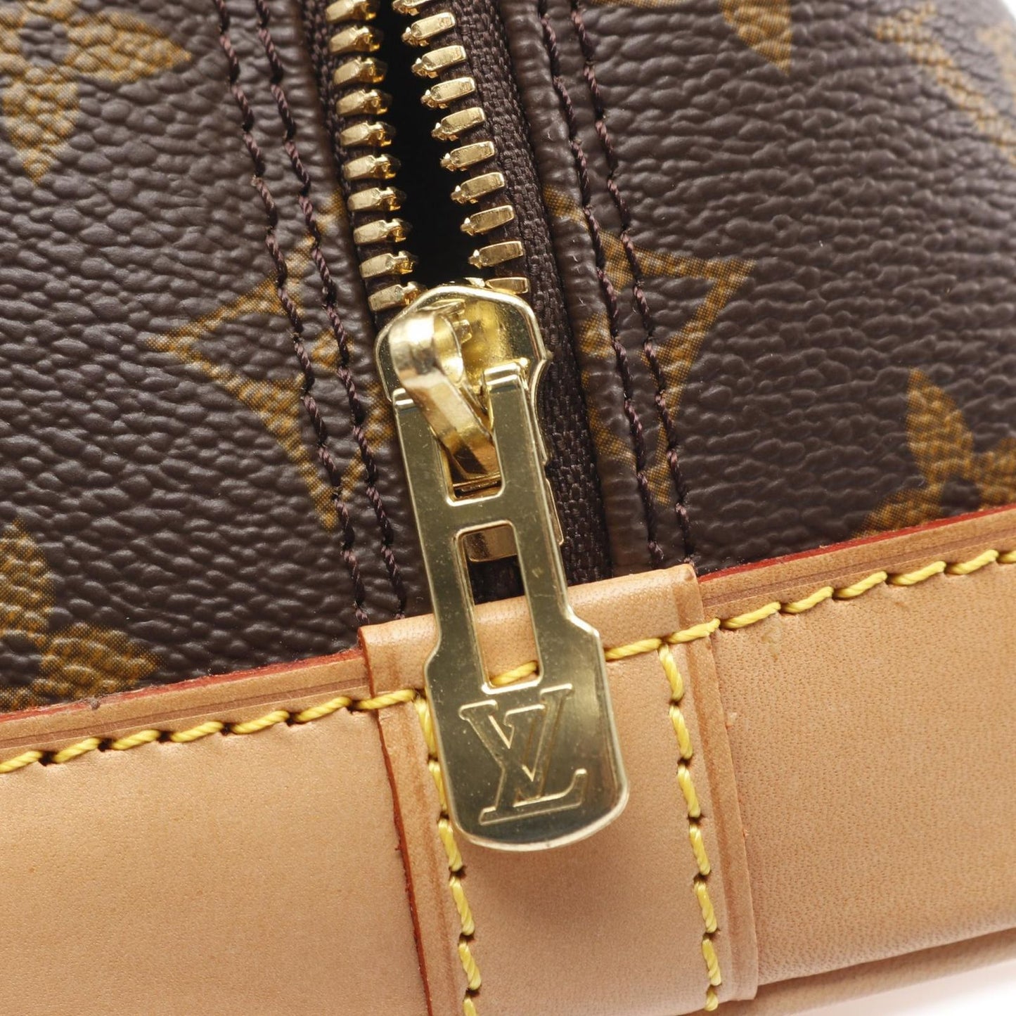 Louis Vuitton Handbag Alma PM Canvas Leather — view 8