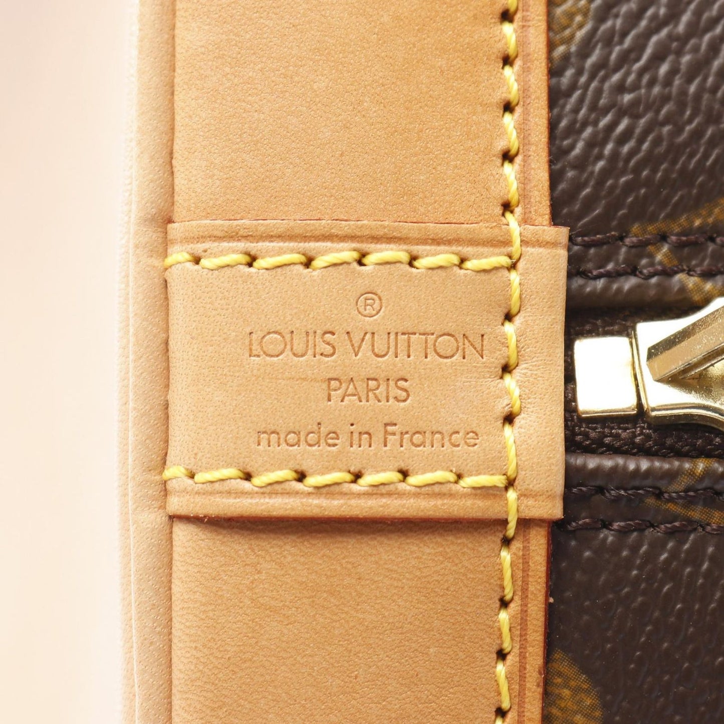 Louis Vuitton Handbag Alma PM Canvas Leather — view 4