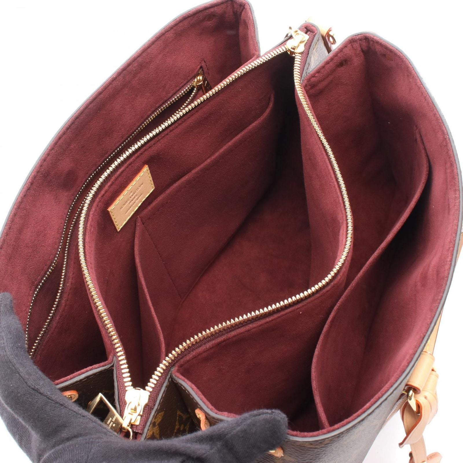 Louis Vuitton Handbag Souffle MM Canvas Leather — view 3