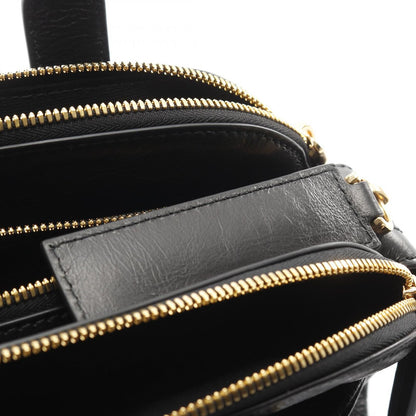 Dior Grand Tour Bow Sling Bag Black Leather Small — view 7