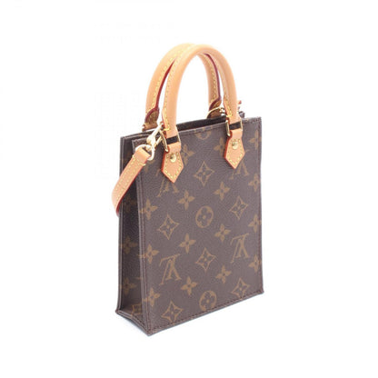 Louis Vuitton Handbag Sac Plat Canvas Leather Petite — view 2