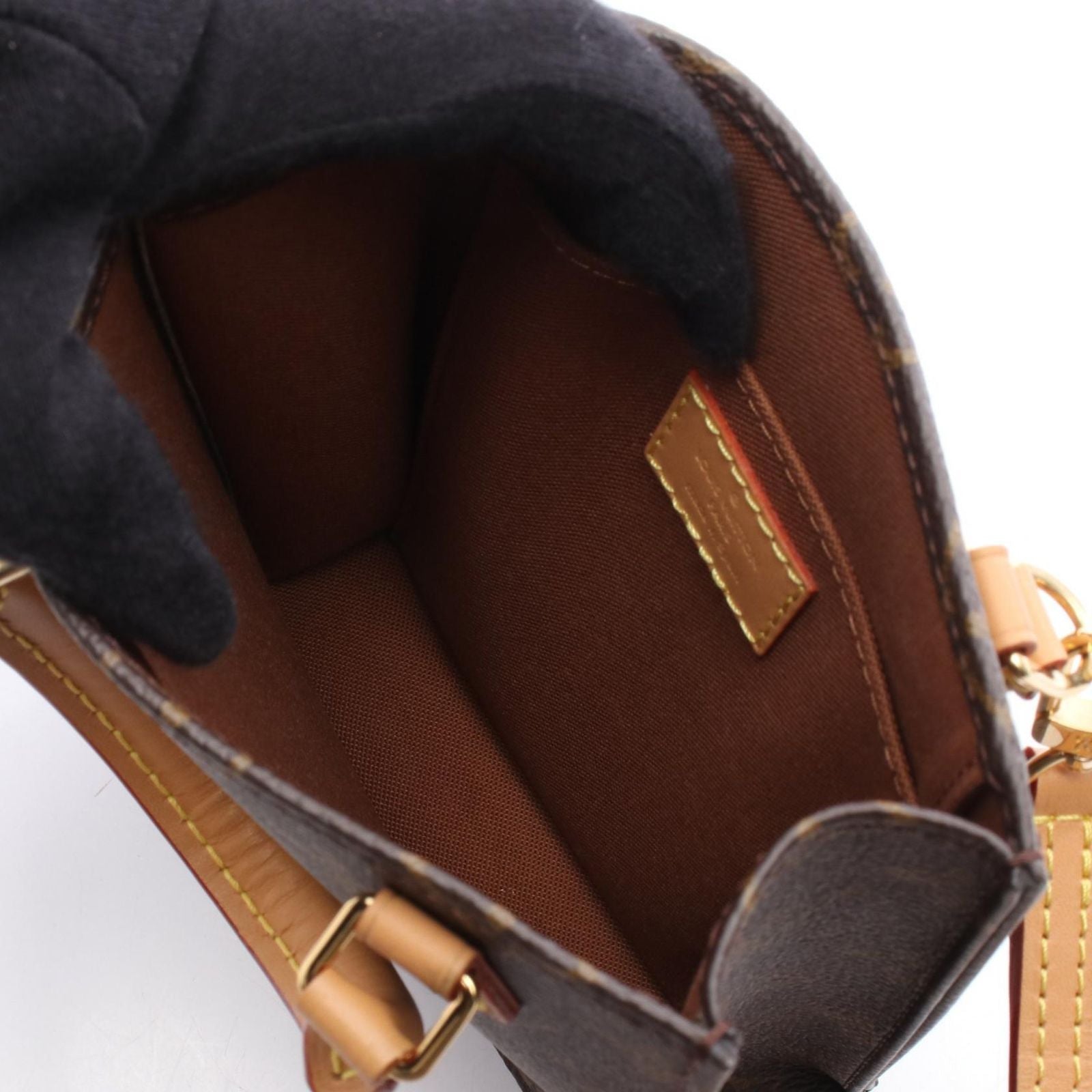 Louis Vuitton Handbag Sac Plat Canvas Leather Petite — view 3