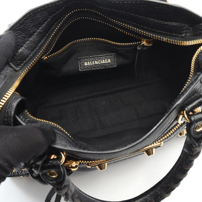 Balenciaga Handbag Classic Metallic Edge Mini City Black Leather — view 3