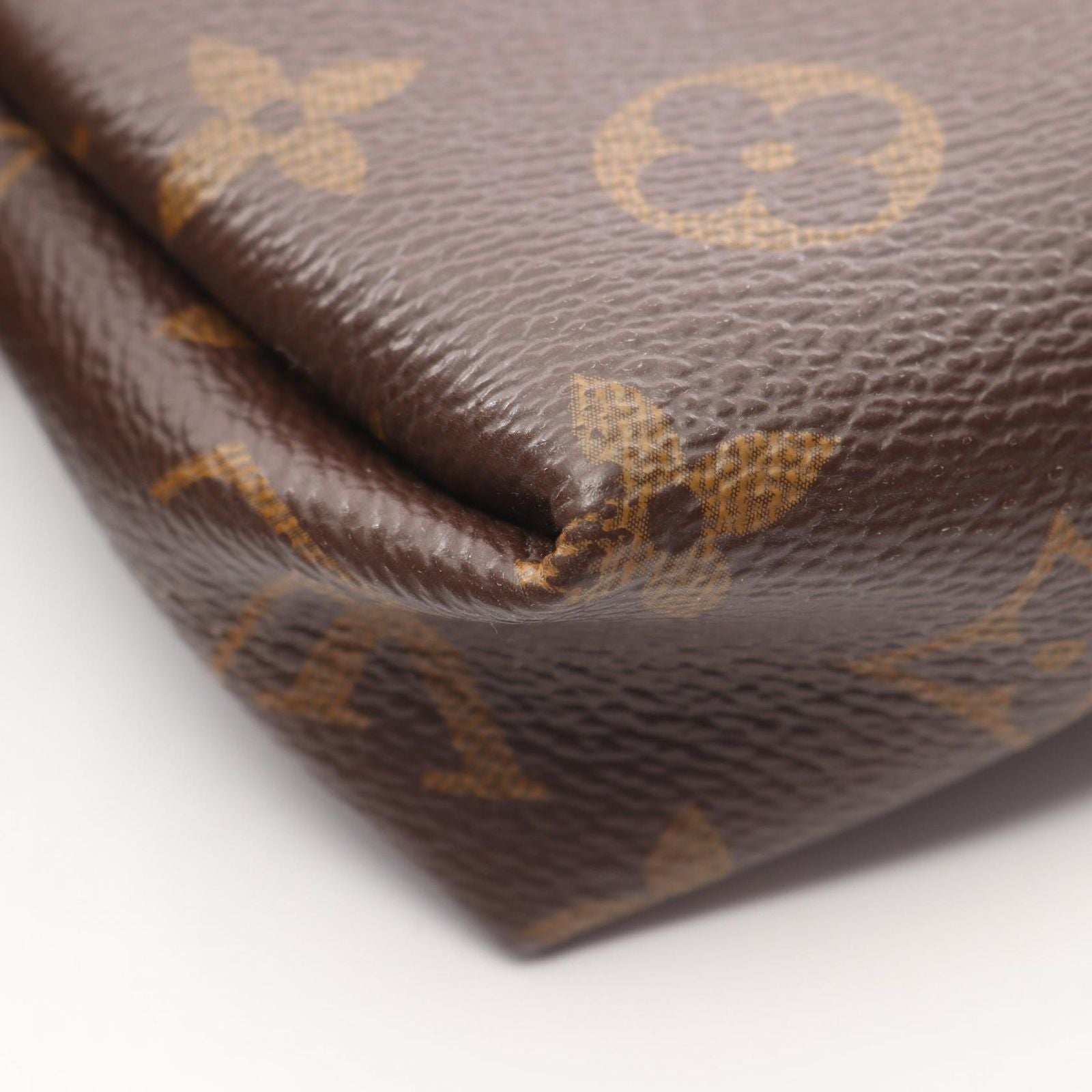 Louis Vuitton Handbag Pallas Clutch Monogram Cerise Canvas Leather — view 8