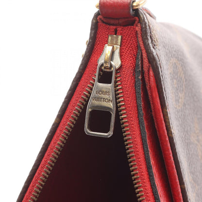 Louis Vuitton Handbag Pallas Clutch Monogram Cerise Canvas Leather — view 6