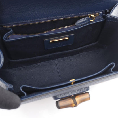 Gucci Handbag GG Logo Multi Navy Canvas Leather 2-Way — view 3