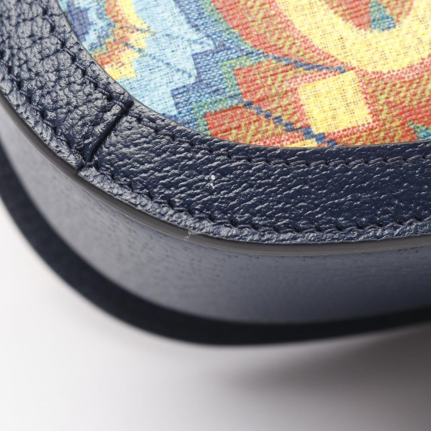 Gucci Handbag GG Logo Multi Navy Canvas Leather 2-Way — view 9