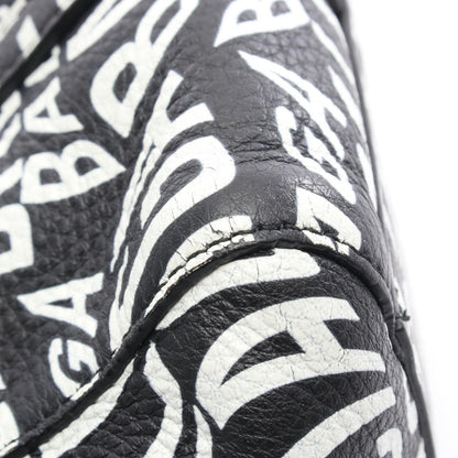 Balenciaga Tote Everyday XS Black White Leather XS — view 8