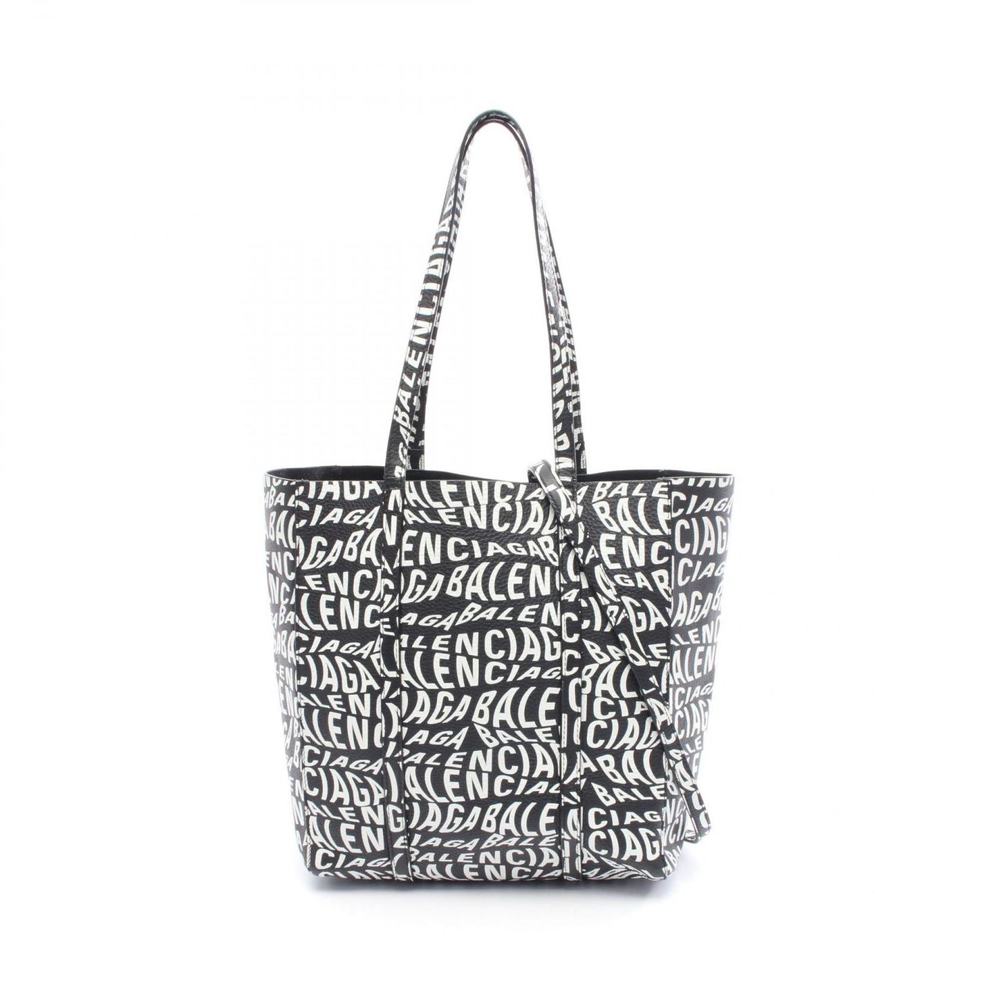 Balenciaga Tote Everyday XS Black White Leather XS