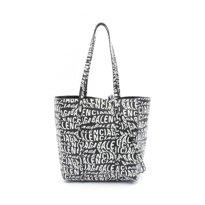 Balenciaga Tote Everyday XS Black White Leather XS