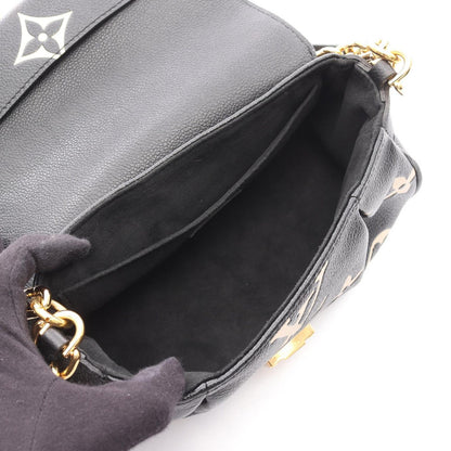 Louis Vuitton Handbag Favorite Black Beige Leather — view 3