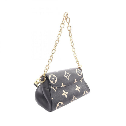 Louis Vuitton Handbag Favorite Black Beige Leather — view 2
