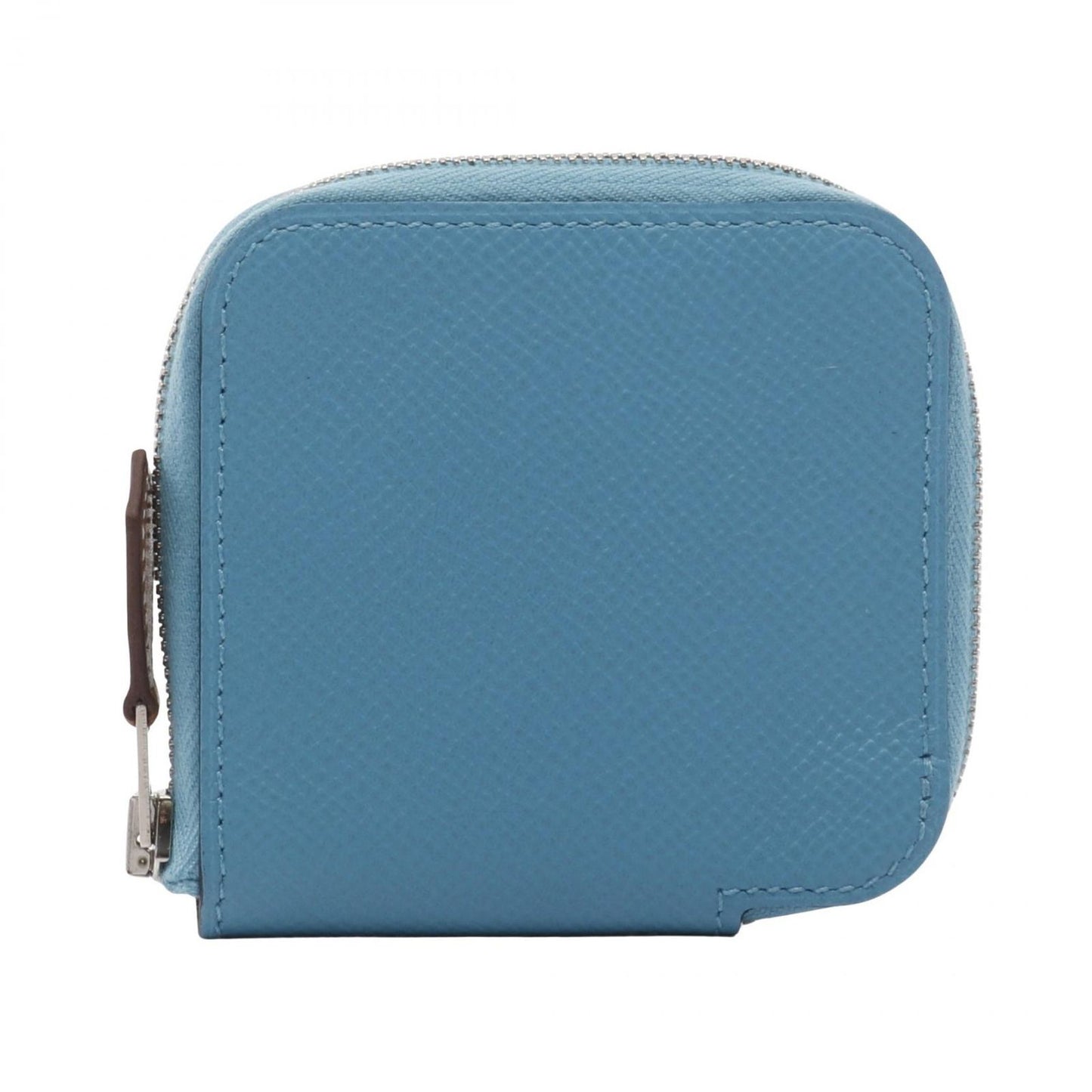 Hermes Coin Case Azap Compact Mini Silk in Blue Nord Inn