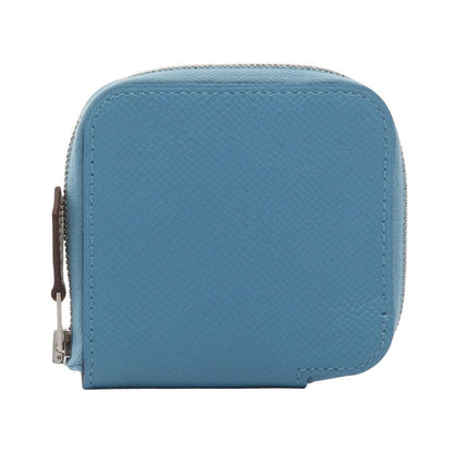 Hermes Coin Case Azap Compact Mini Silk in Blue Nord Inn