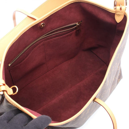 Louis Vuitton Shoulder Bag NM MM Canvas Leather Carrier — view 3