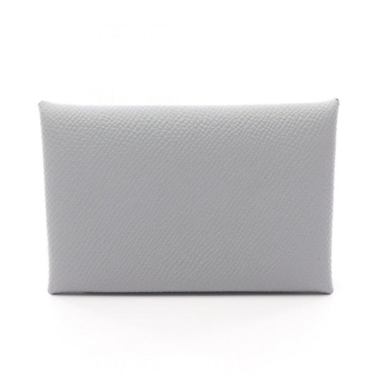 Hermes Coin Case Calvi Blue Glacier