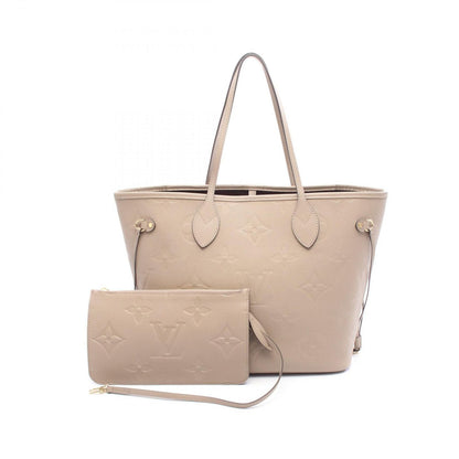 Louis Vuitton Tote Neverfull MM Monogram Empreinte Tourterelle Leather