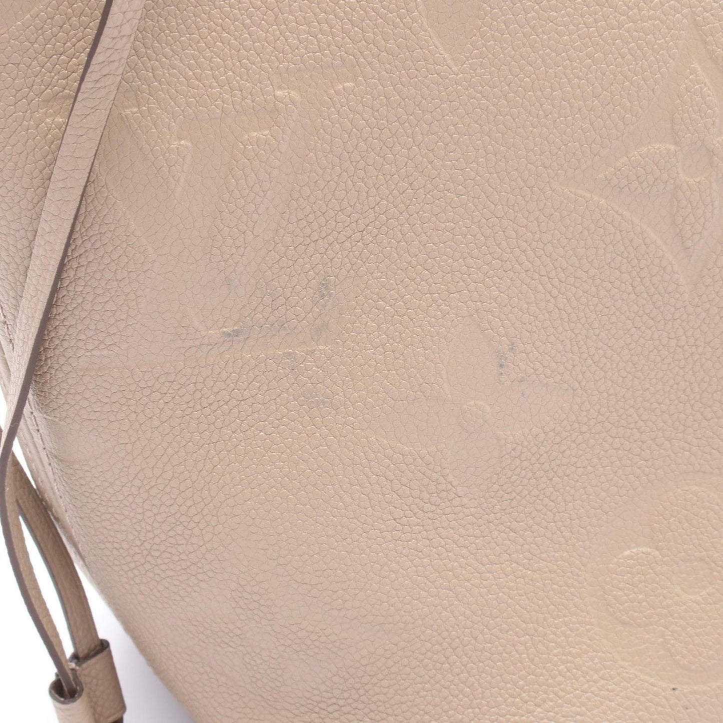 Louis Vuitton Tote Neverfull MM Monogram Empreinte Tourterelle Leather — view 5
