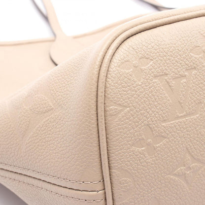 Louis Vuitton Tote Neverfull MM Monogram Empreinte Tourterelle Leather — view 6