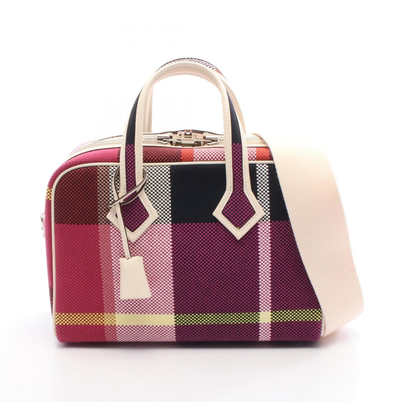 Hermes Handbag Victoria 3 Fourre Tout Mini Marine Ecru Black Flambo