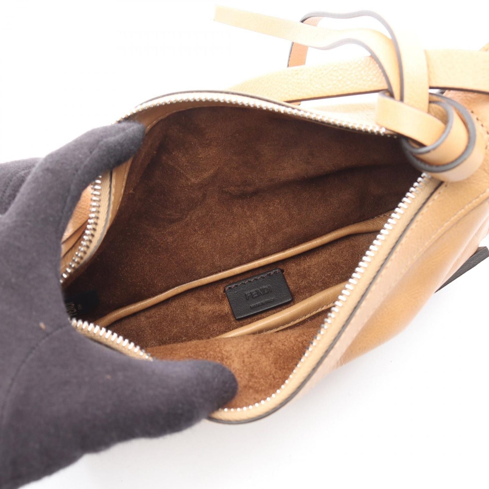 Fendi Shoulder Bag Simply Fendy Mini Natural Leather Small — view 3