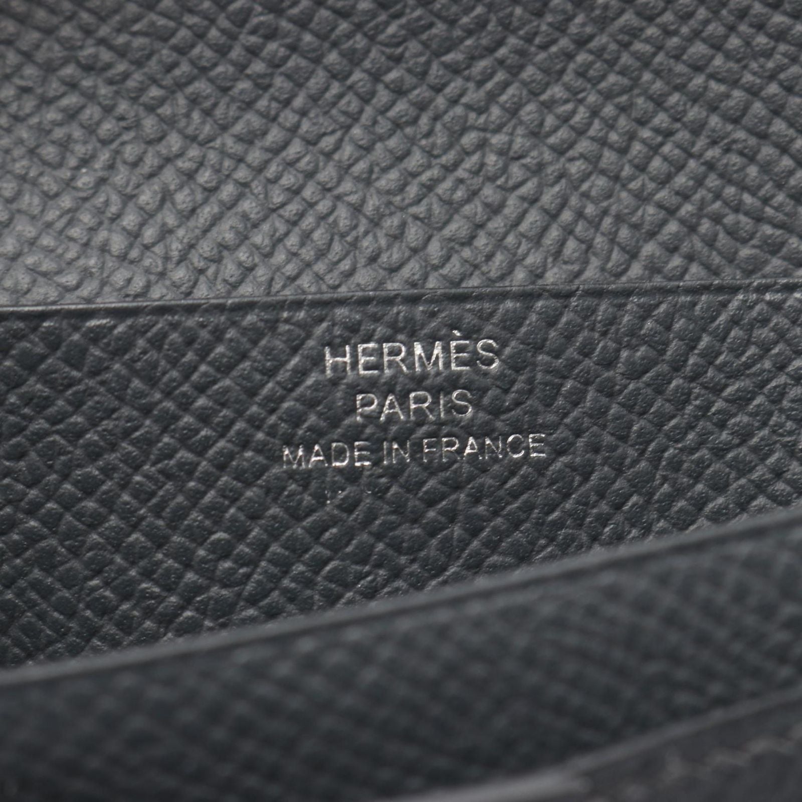 Hermes Bifold Wallet Bearn Compact Grimisty Leather — view 5