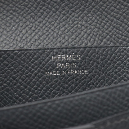 Hermes Bifold Wallet Bearn Compact Grimisty Leather — view 5