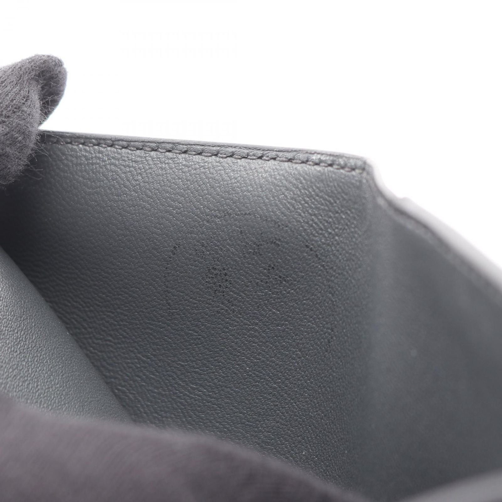 Hermes Bifold Wallet Bearn Compact Grimisty Leather — view 7