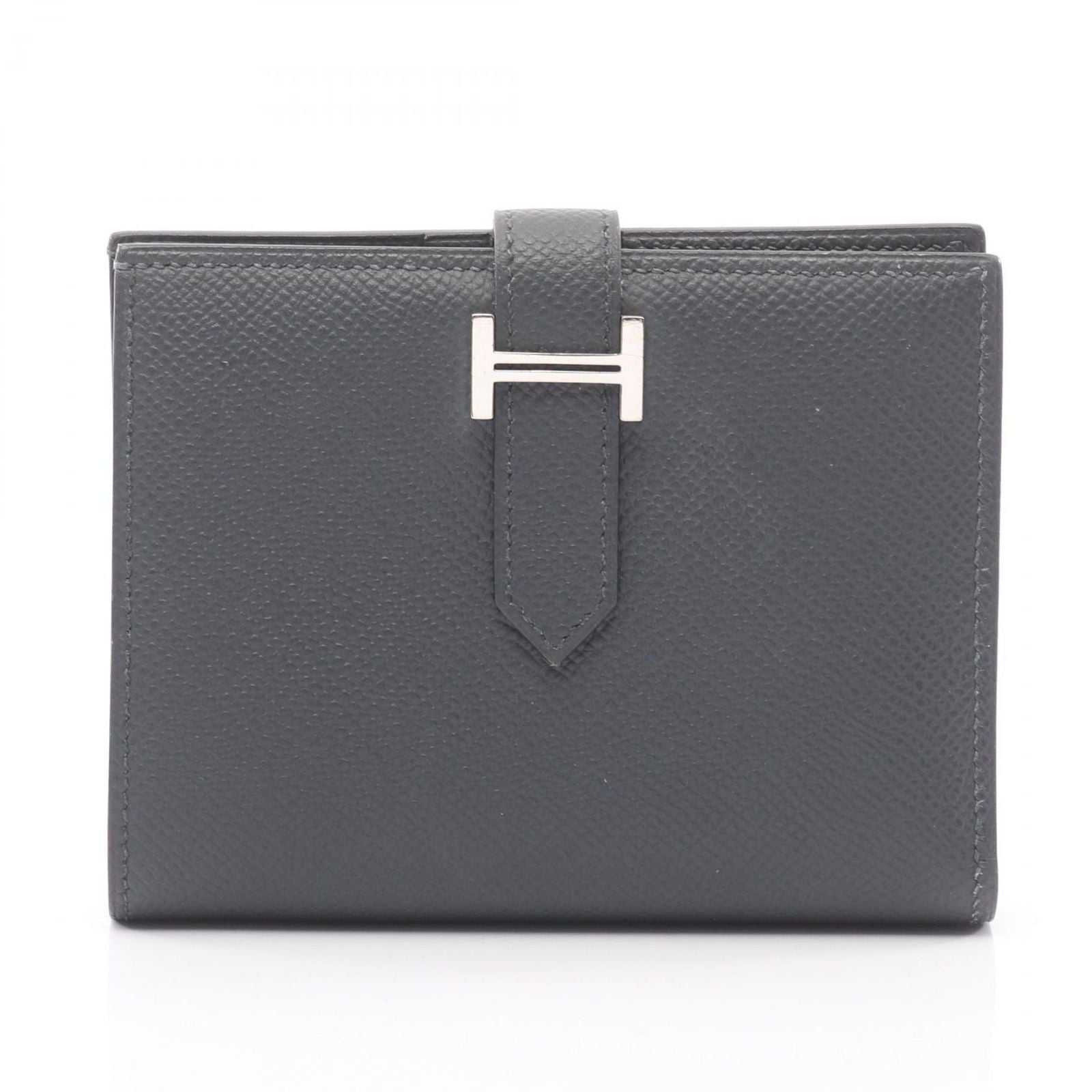 Hermes Bifold Wallet Bearn Compact Grimisty Leather