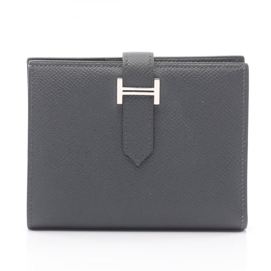Hermes Bifold Wallet Bearn Compact Grimisty Leather