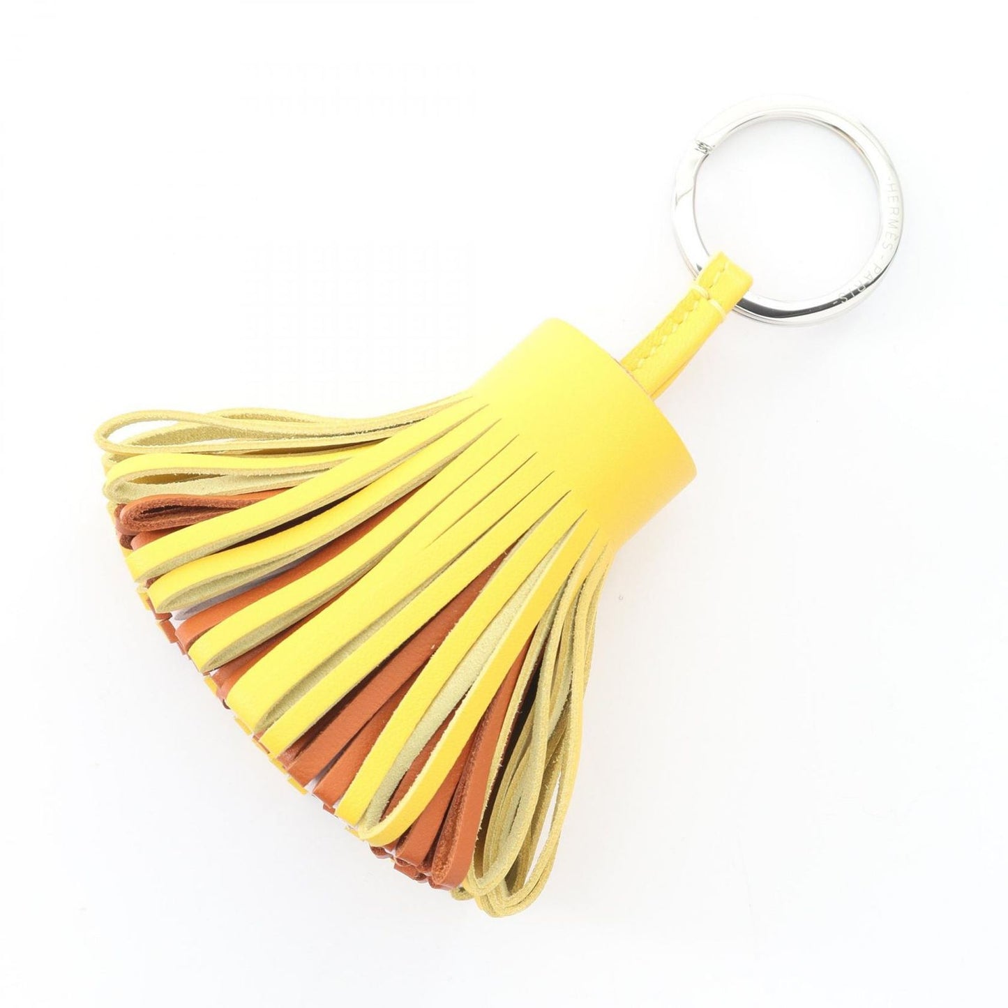 Hermes Charm Carmen Joannapur Gold Mouth Leather Mauvepel Keychain