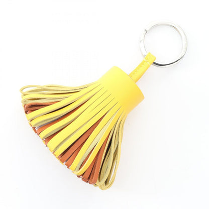 Hermes Charm Carmen Joannapur Gold Mouth Leather Mauvepel Keychain