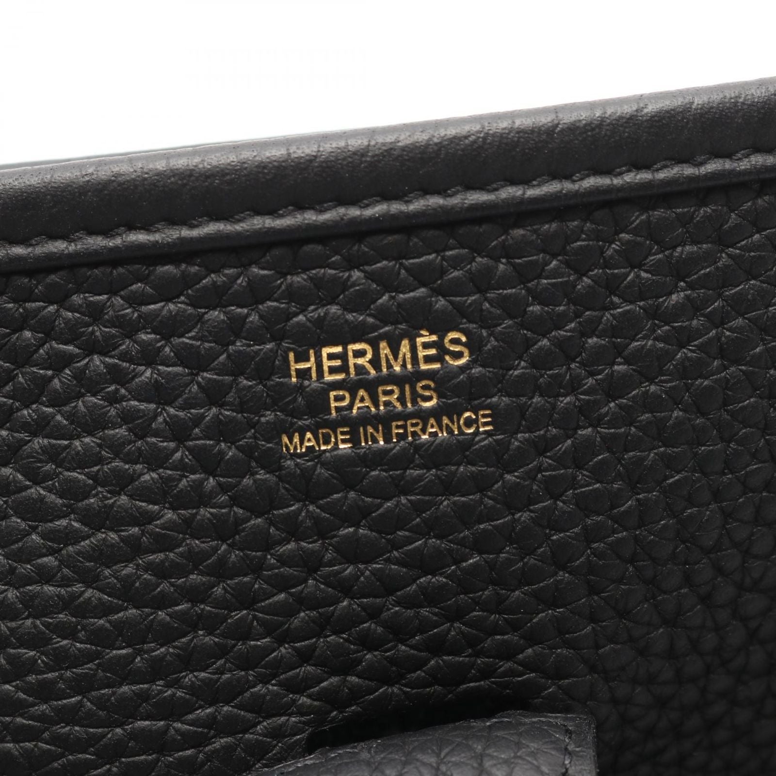 Hermes Shoulder Bag Evelyne 3 Trois PM Black Leather — view 4