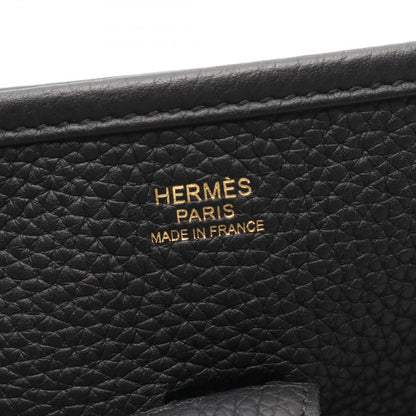 Hermes Shoulder Bag Evelyne 3 Trois PM Black Leather — view 4