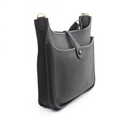 Hermes Shoulder Bag Evelyne 3 Trois PM Black Leather — view 2