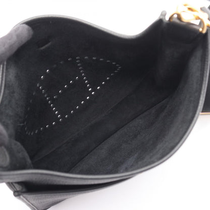 Hermes Shoulder Bag Evelyne 3 Trois PM Black Leather — view 3