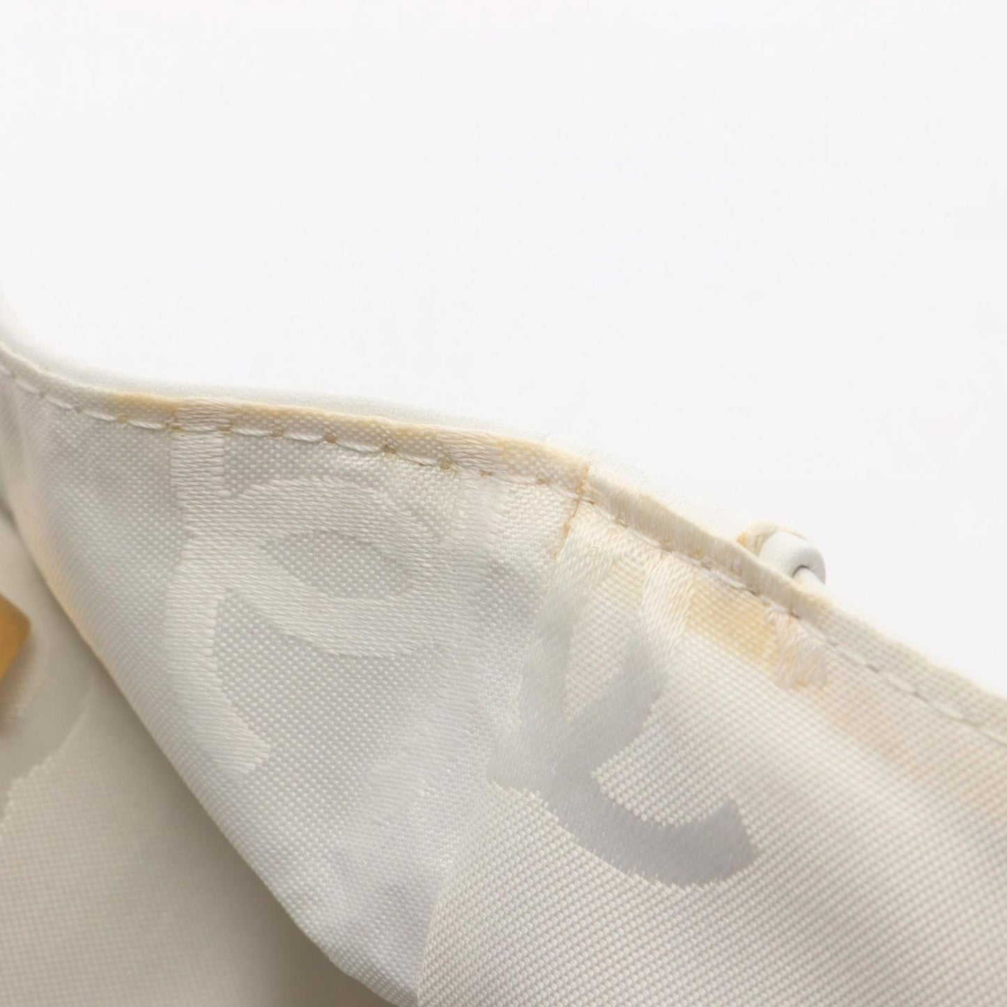 Chanel Handbag Wild Stitch White Leather — view 6