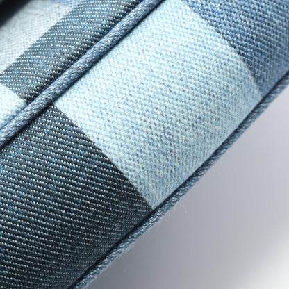 Louis Vuitton Shoulder Bag Multy Pochette Accessoir Denim Leather — view 9