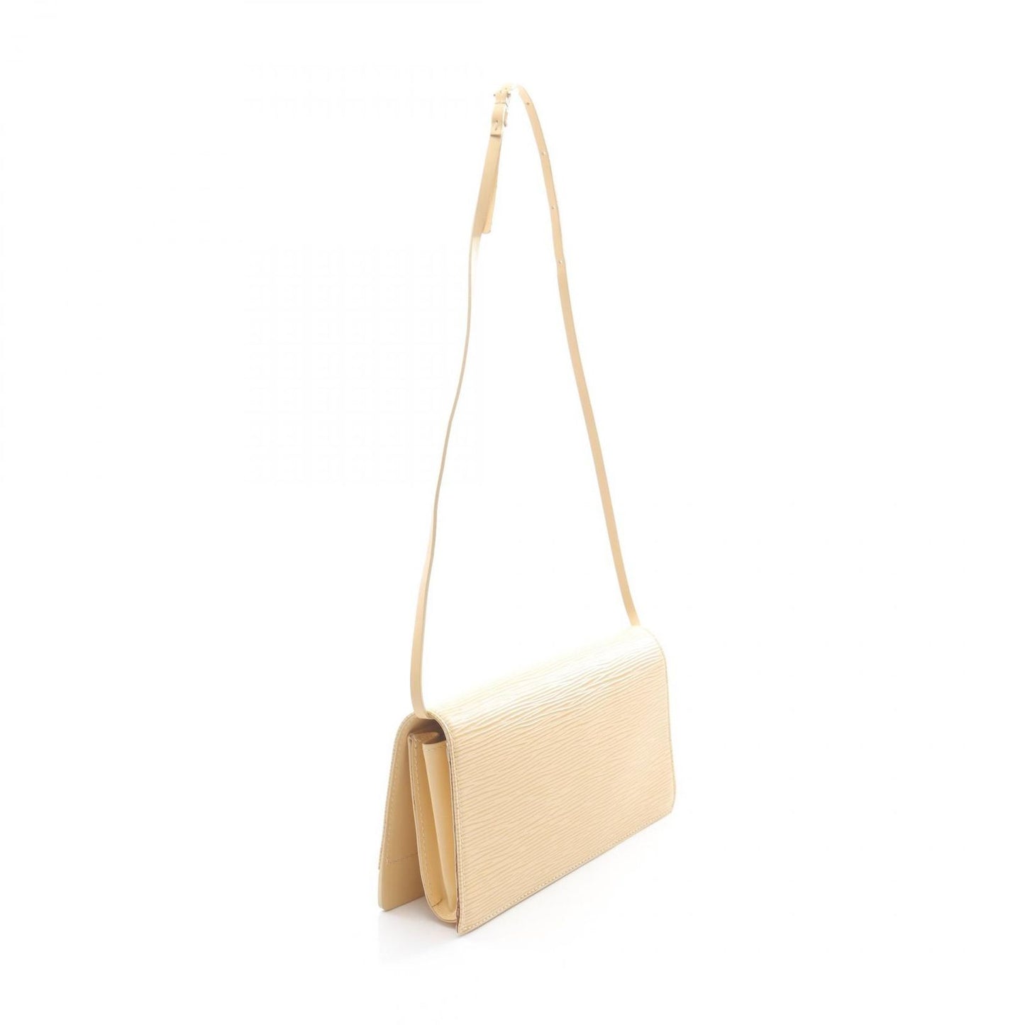 Louis Vuitton Shoulder Bag Honfleur Vanilla Vanille Leather — view 2