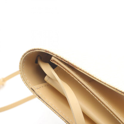 Louis Vuitton Shoulder Bag Honfleur Vanilla Vanille Leather — view 8